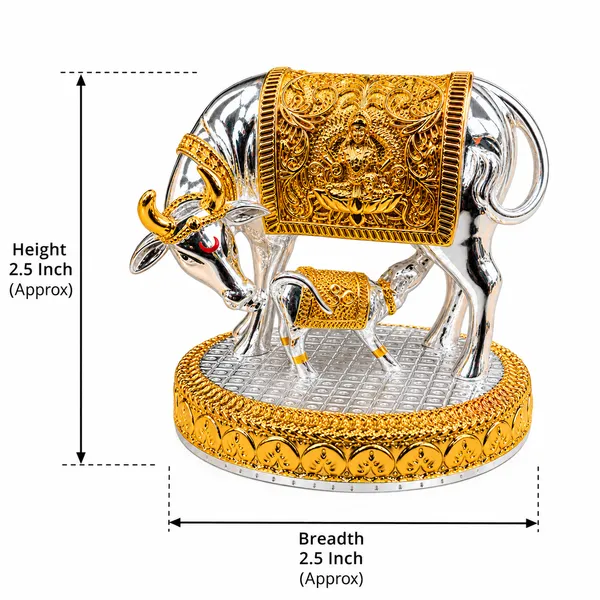 Gold_And_Silver_Elephant_Decorative_Showpiece