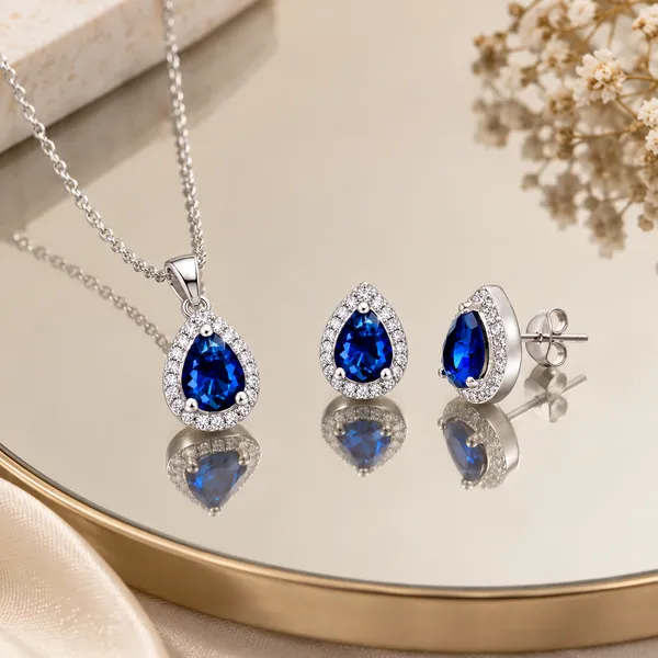 Blue_Stone_Teardrop_Necklace_And_Earrings_Set_for_Women