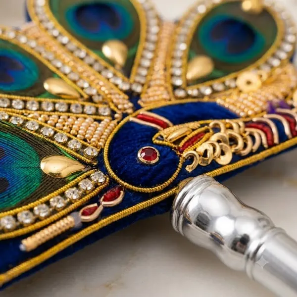 Decorative_Peacock_Design_Pooja_Hand_Fan