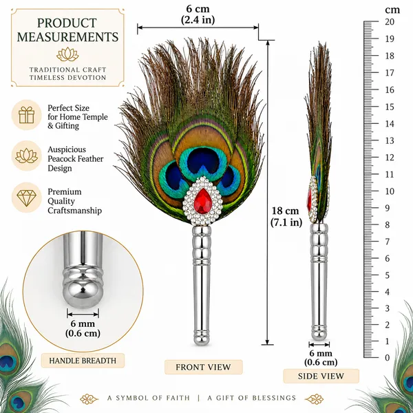 Peacock_Feather_Pooja_Chamar_With_Silver_Handle