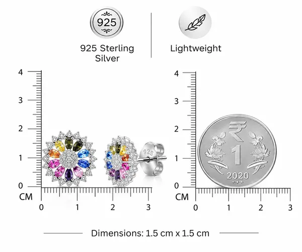 Silver_Multicolour_Floral_Stud_Earrings_For_Women_Set_Of_2