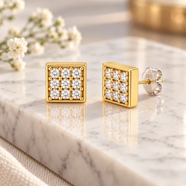 Gold_Tone_Square_Cubic_Zirconia_Stud_Earrings