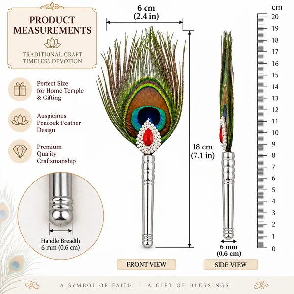 Peacock_Feather_Silver_Handle_Pooja_Chauri