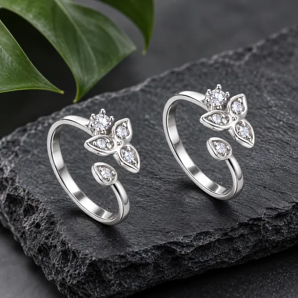 Silver_Tone_Butterfly_Open_Ring_for_Women