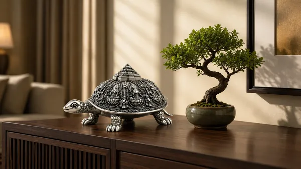 Silver_Tone_Ornate_Tortoise_Decorative_Figurine
