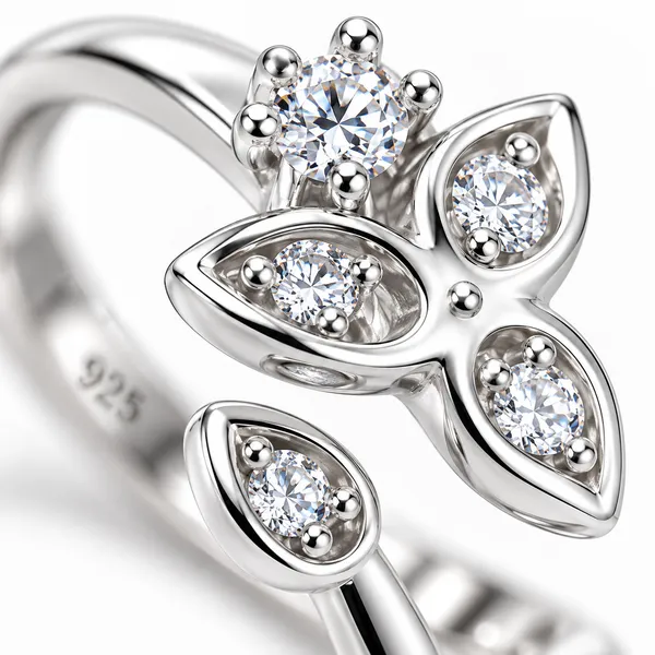 Silver_Tone_Butterfly_Open_Ring_for_Women