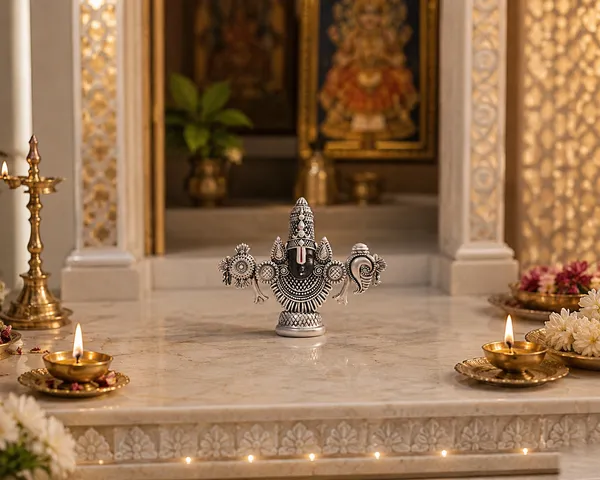 Silver-Tone_Lord_Venkateswara_Decorative_Idol