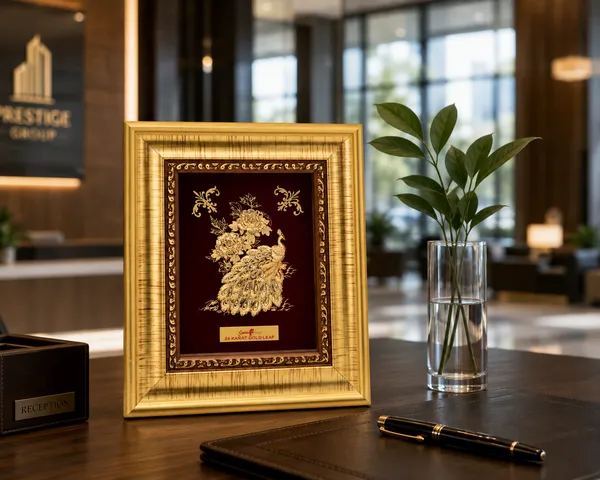 Gold_Tone_Traditional_Peacock_Design_Framed_Wall_Art