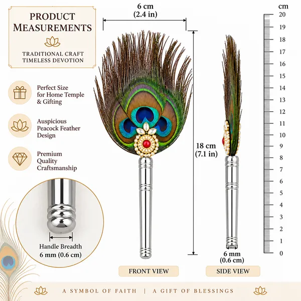 Peacock_Feather_Pooja_Chamar_With_Silver_Handle
