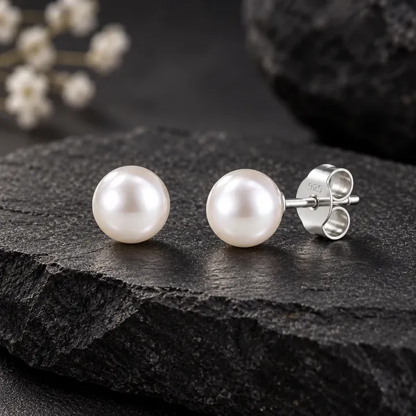 White_Pearl_925_Silver_Stud_Earrings_for_Women