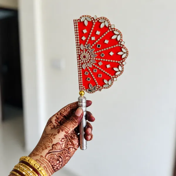 Red_Embellished_Devotional_Hand_Fan