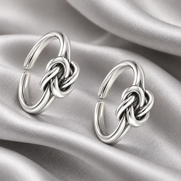 Silver_Knot_Drop_Earrings_for_Women