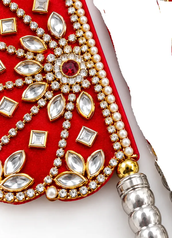 Red_Embellished_Devotional_Hand_Fan