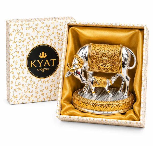 Gold_And_Silver_Elephant_Decorative_Showpiece