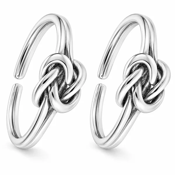 Silver_Knot_Drop_Earrings_for_Women