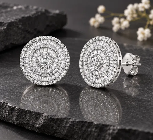 Silver_925_Circular_Stud_Earrings_For_Women_Set_Of_2