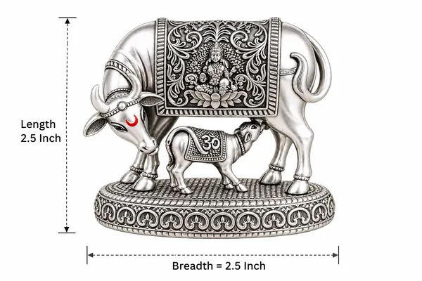 Silver-Tone_Traditional_Kamdhenu_Lakshmi_Idol
