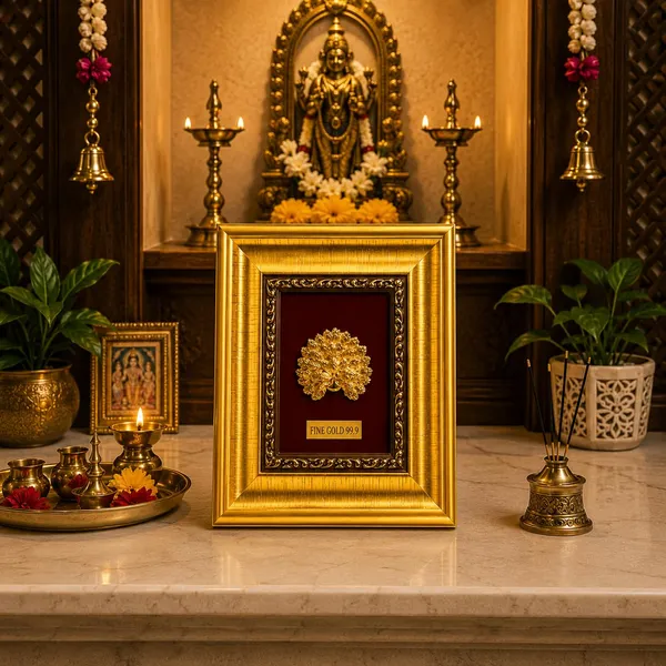 Gold_Finish_Peacock_Decorative_Frame