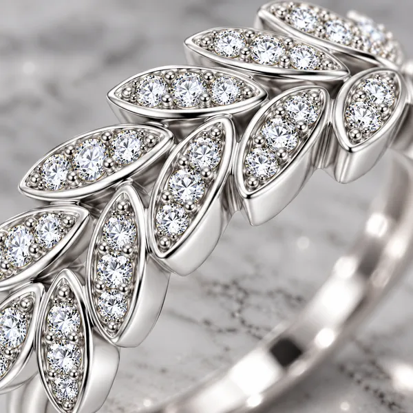 Silver-Tone_Leaf_Design_Ring_for_Women