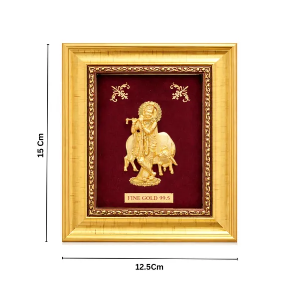 Gold_Tone_Traditional_Krishna_Framed_Wall_Decor
