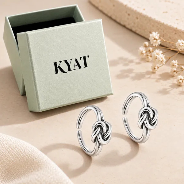 Silver_Knot_Drop_Earrings_for_Women