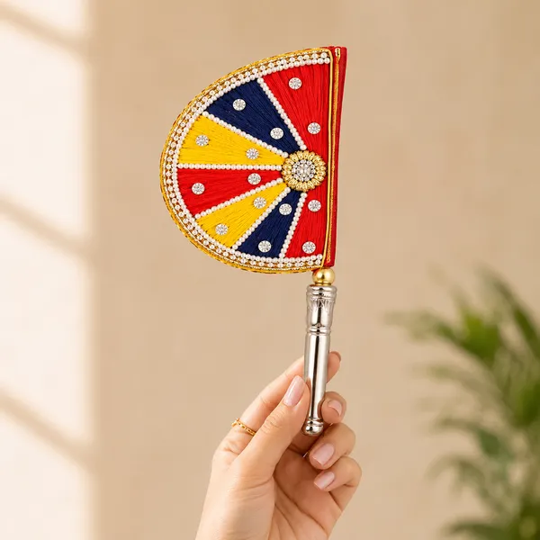 Embellished_Handheld_Pooja_Fan