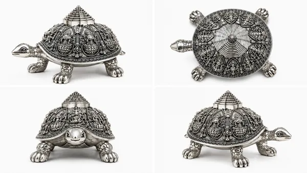 Silver_Tone_Ornate_Tortoise_Decorative_Figurine