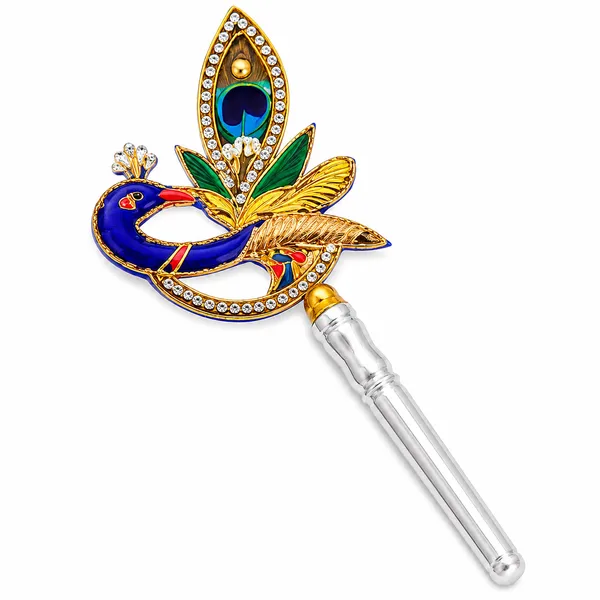 Peacock_Design_Decorative_Pooja_Handle