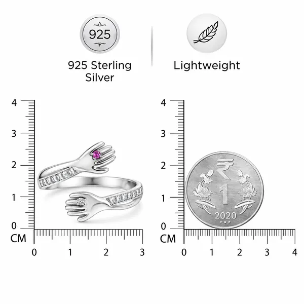 Silver-Tone_Adjustable_Hand_Design_Ring_for_Women