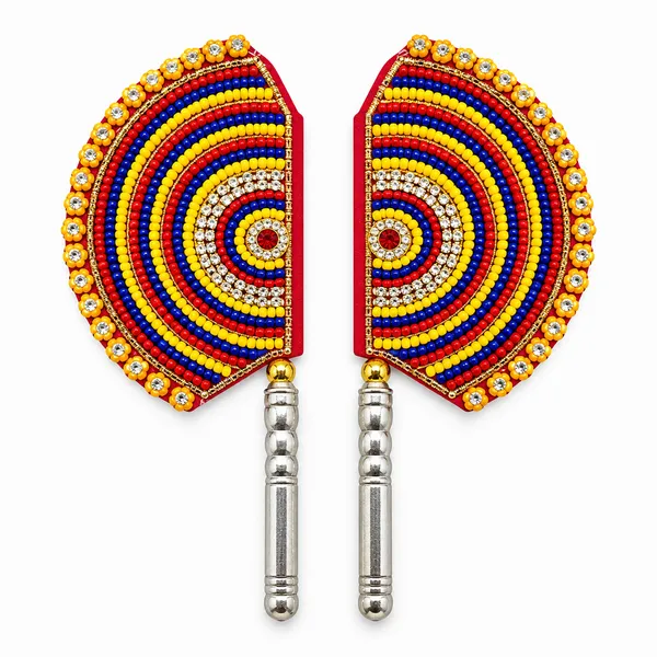 Multicolour_Beaded_Pooja_Hand_Fans_Set_Of_2