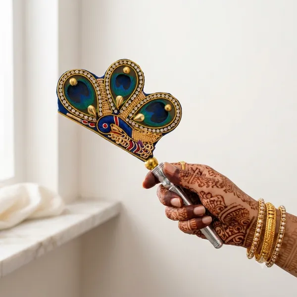 Decorative_Peacock_Design_Pooja_Hand_Fan