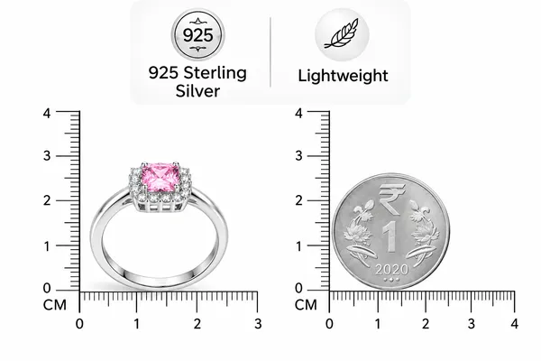 Pink_Silver_Tone_Halo_Ring_for_Women