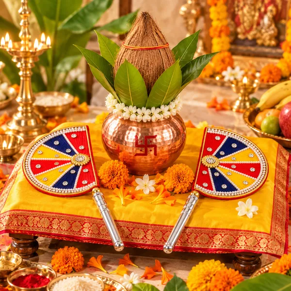 Multicolour_Embellished_Pooja_Hand_Fans_Set_Of_2