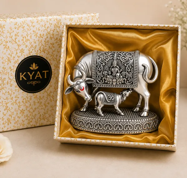 Silver-Tone_Traditional_Kamdhenu_Lakshmi_Idol
