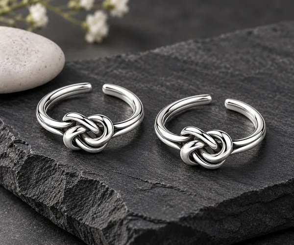 Silver_Knot_Drop_Earrings_for_Women