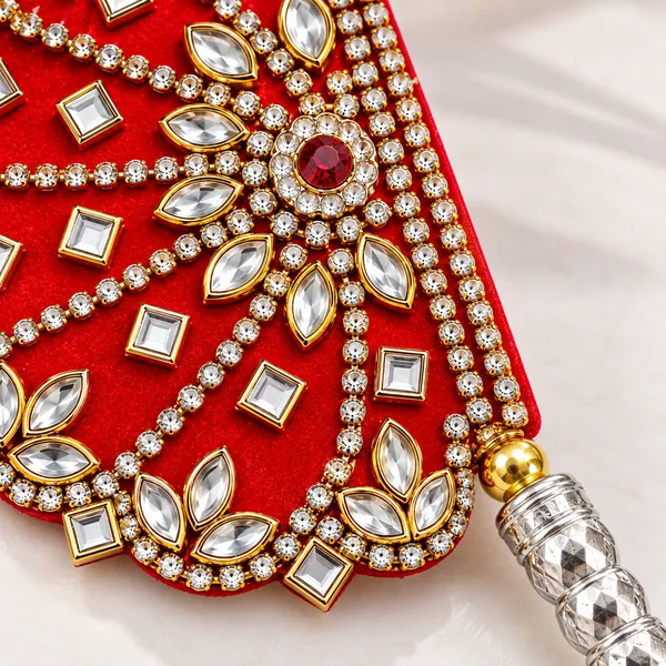 Red_Embellished_Devotional_Hand_Fan