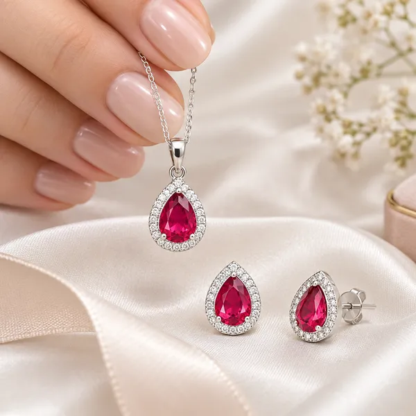 Pink_Stone_Teardrop_Jewellery_Set_for_Women