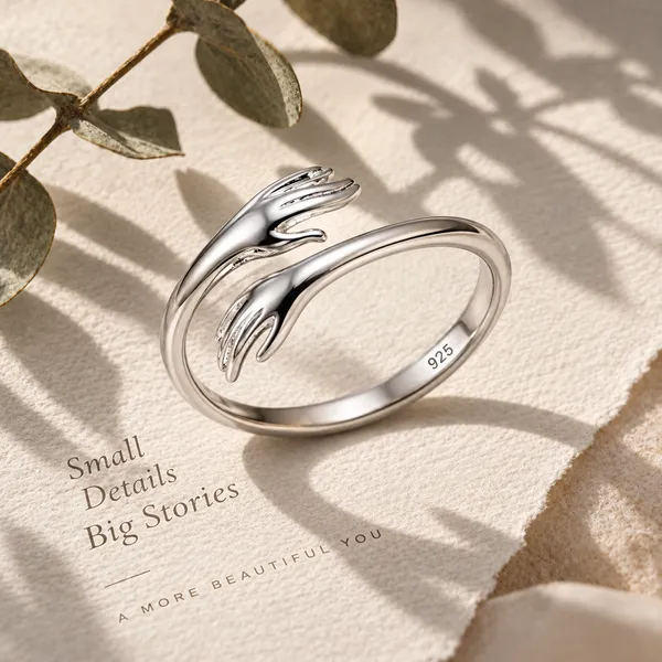 Silver_925_Hand_Motif_Open_Ring_for_Women