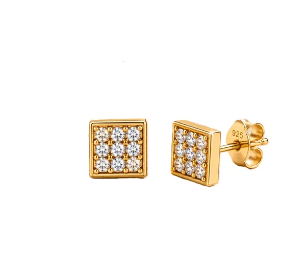 Gold_Tone_Square_Cubic_Zirconia_Stud_Earrings