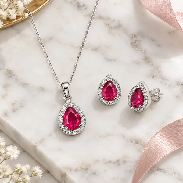 Pink_Stone_Teardrop_Jewellery_Set_for_Women