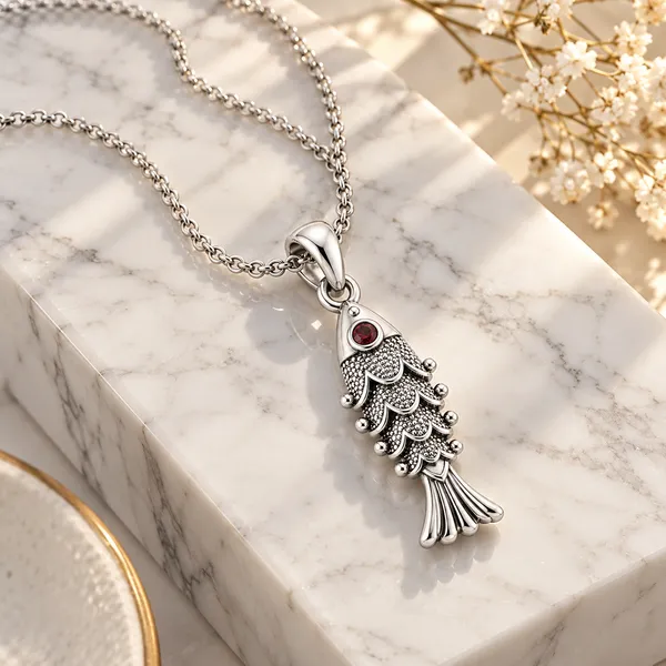 Silver-Tone_Fish_Pendant_Necklace_for_Women
