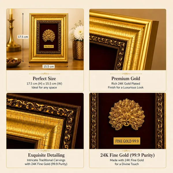 Gold_Finish_Peacock_Decorative_Frame