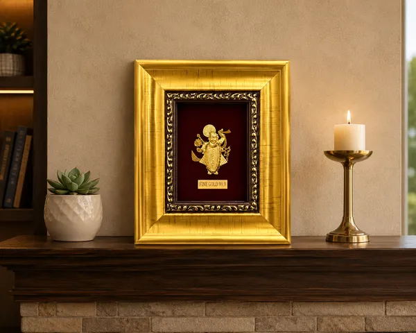 24K_Fine_Gold_Traditional_Religious_Deity_Framed_Art