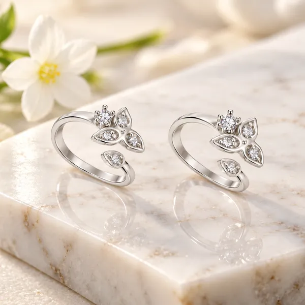 Silver_Tone_Butterfly_Open_Ring_for_Women
