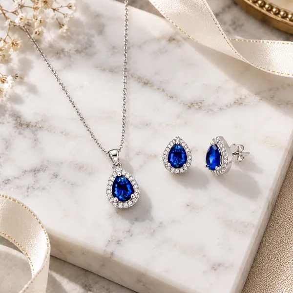 Blue_Stone_Teardrop_Necklace_And_Earrings_Set_for_Women
