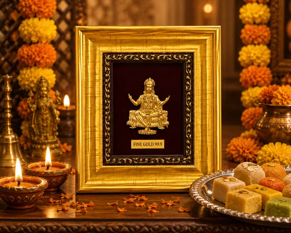 24K_Gold_Lakshmi_Religious_Framed_Wall_Decor