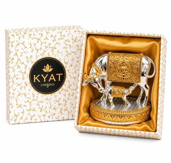 Gold_And_Silver_Elephant_Decorative_Showpiece