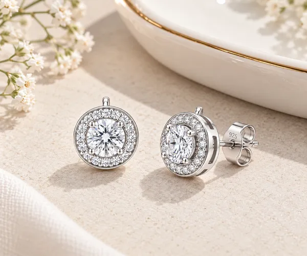 925_Silver_Round_Halo_Stud_Earrings