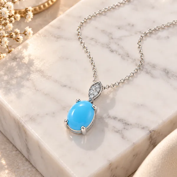 Silver_Tone_Blue_Oval_Stone_Pendant_Necklace_for_Women