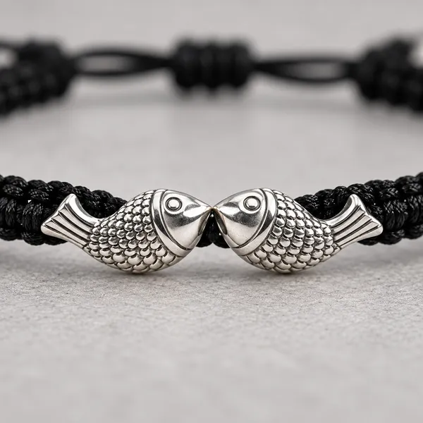 Black_Braided_Fish_Charm_Bracelet_for_Men_And_Women